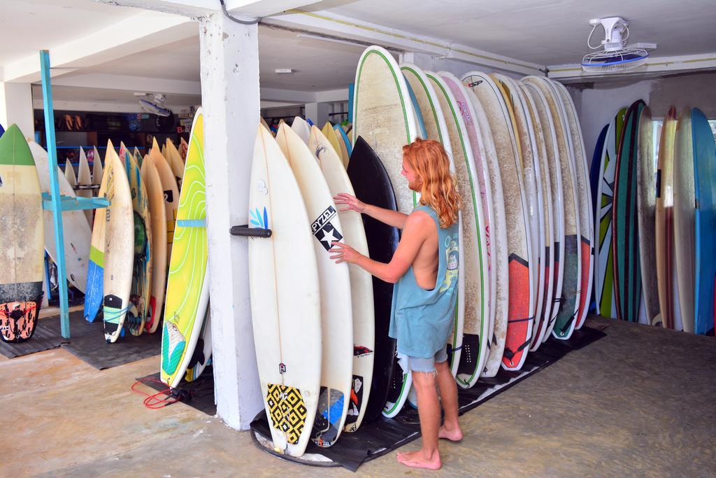 Cheeky Monkey Surf Camp Otel Weligama Dış mekan fotoğraf
